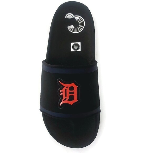 Nike Offcourt Slide Detroit Tigers Mens Size 9 Sandal Cushioned Strap Black main image 5